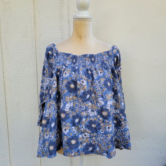 Marea by liz joy floral top off the shoulder  wmns sz med floral romantic - Picture 1 of 5